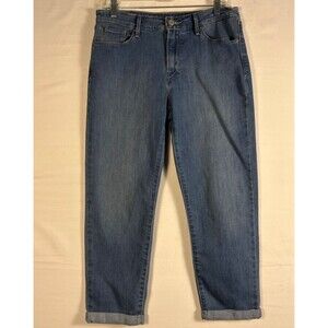 Levis womens light‎ denim 5pocket rolled up jeans 31 waist NWOT